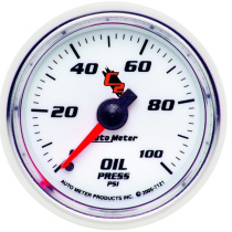 Oljetrycksmätare 52mm 100PSI (Mekanisk) C2